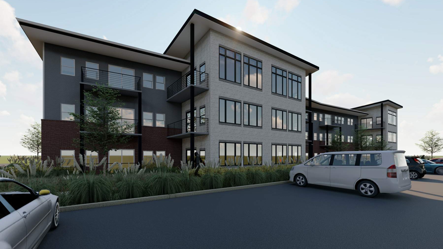 Carolina Pines Apartments Outdoor · Front Pictures photograph by Shail Construction in Raleigh NC