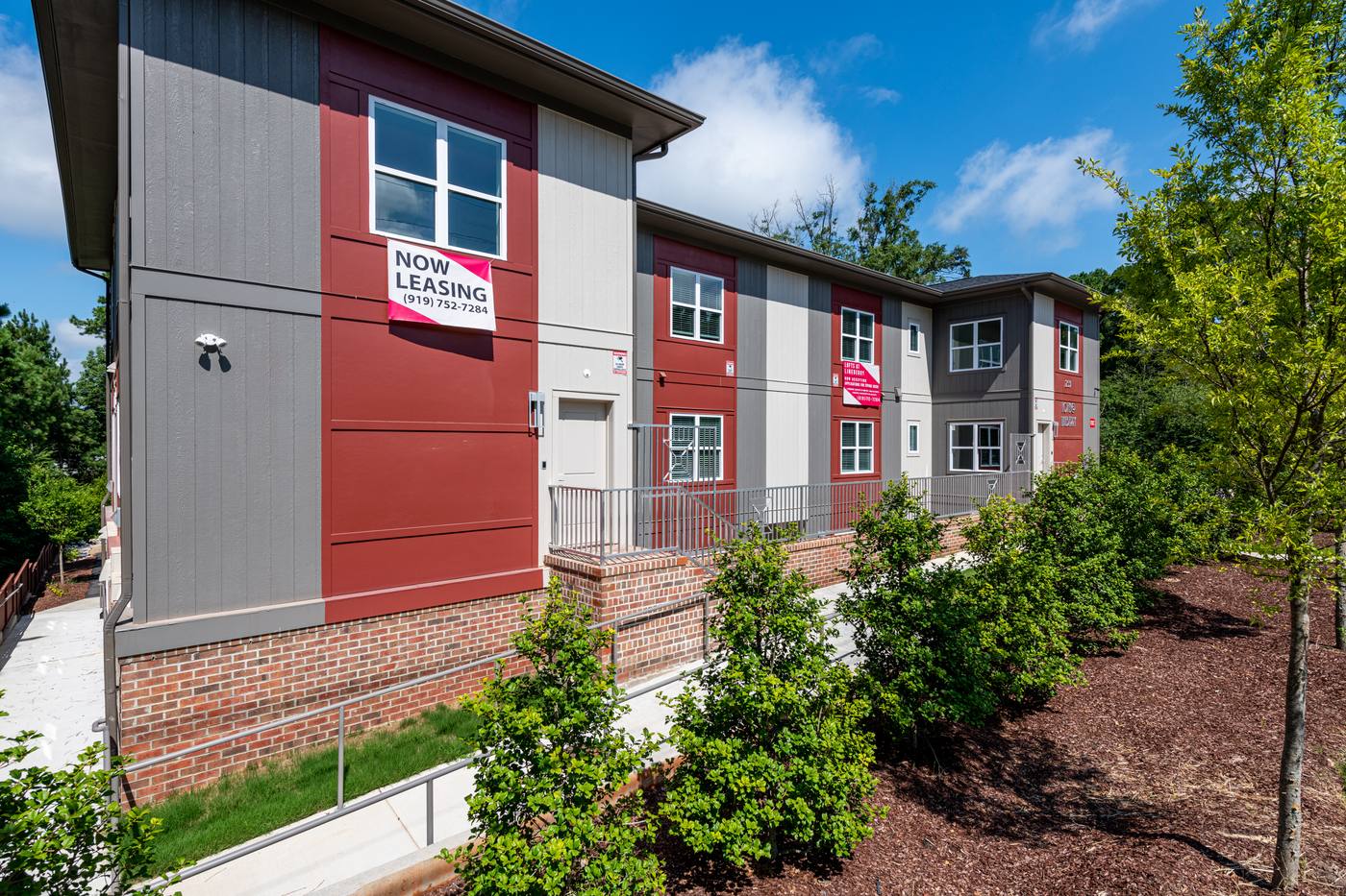 lofts at Lineberry Outdoor · Front Pictures photograph by Shail Construction in Raleigh NC
