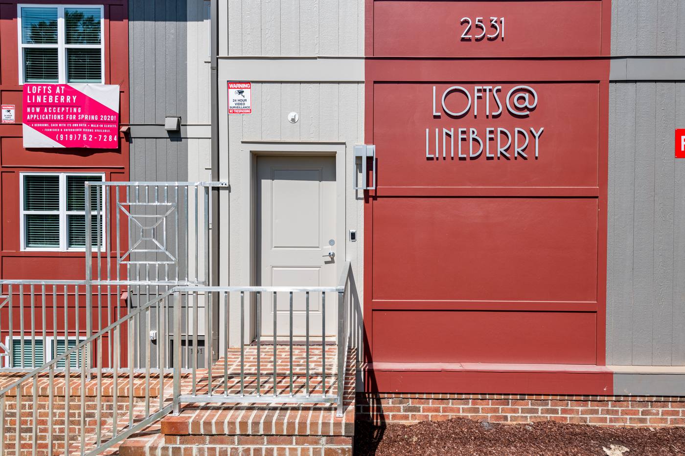 lofts at Lineberry Outdoor · Front Pictures photograph by Shail Construction in Raleigh NC