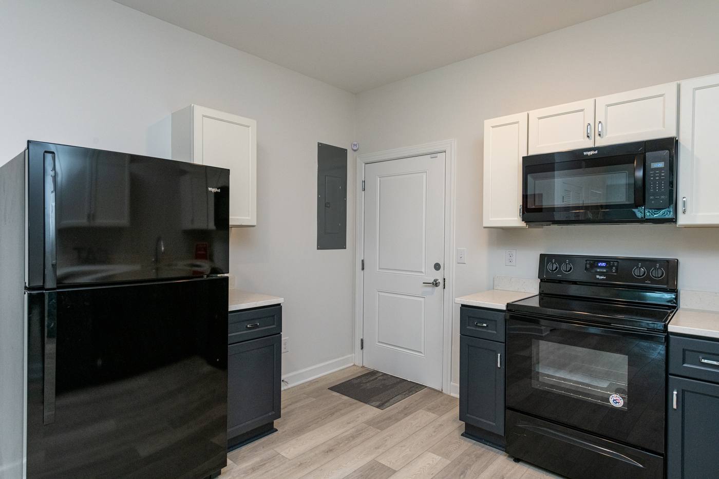 lofts at Lineberry Kitchen photograph by Shail Construction in Raleigh NC