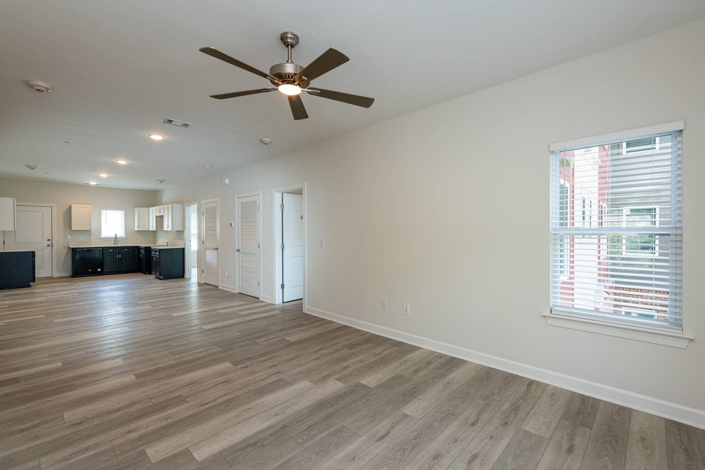lofts at Lineberry Living Room photograph by Shail Construction in Raleigh NC