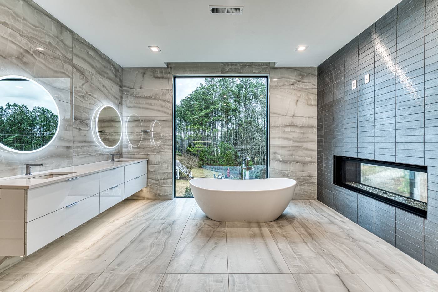 9622 Morrisville Pkwy Master Bathroom photograph by Shail Construction in Raleigh NC