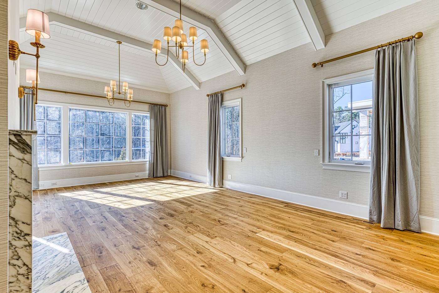 Lot 10 Bella Terra Master Bedroom photograph by Shail Construction in Raleigh NC