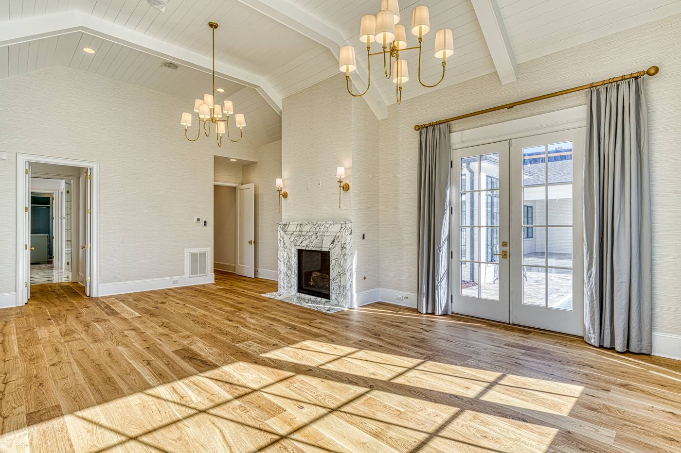 Lot 10 Bella Terra Master Bedroom photograph by Shail Construction in Raleigh NC