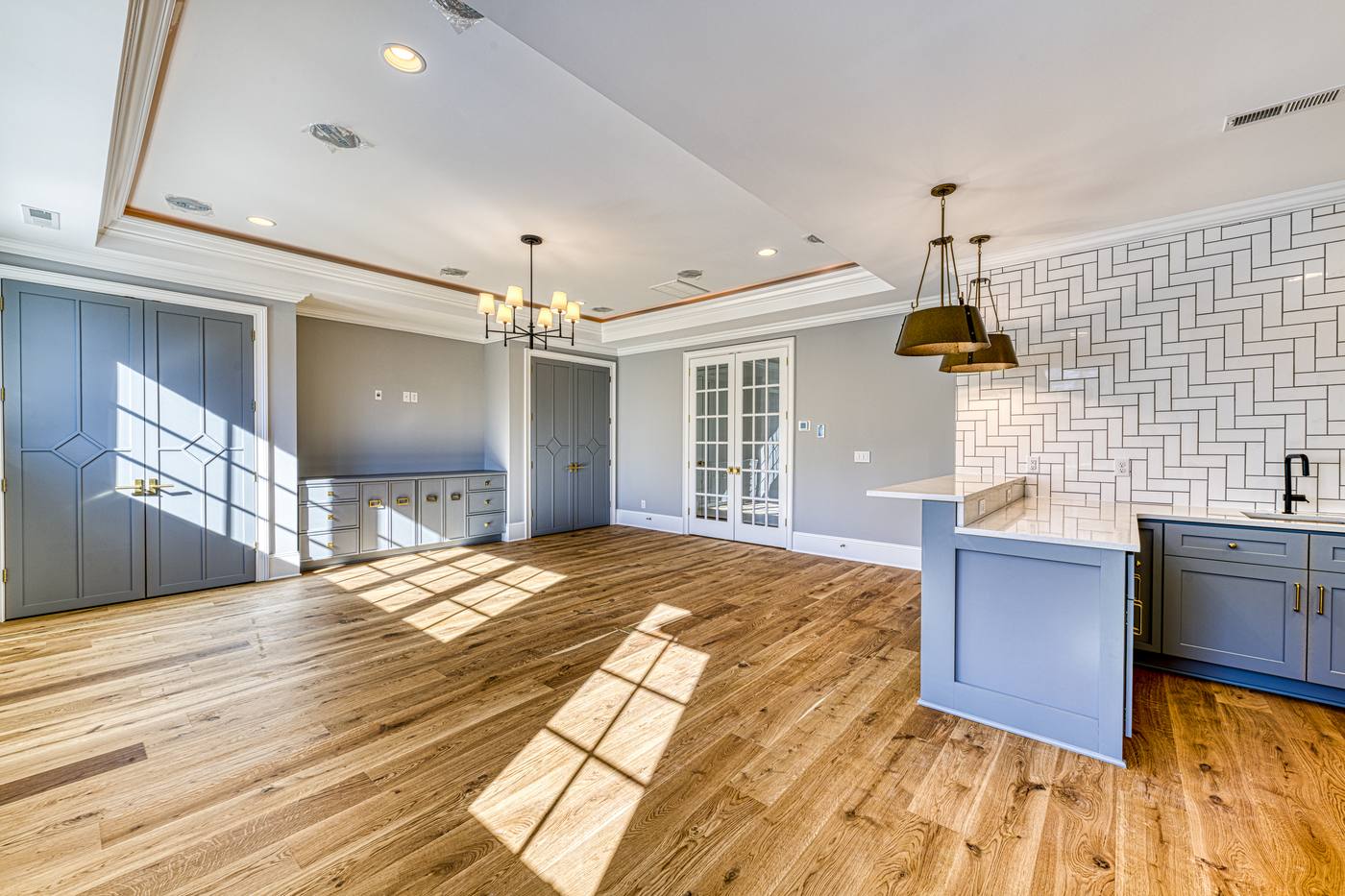 Lot 10 Bella Terra Home Theater photograph by Shail Construction in Raleigh NC