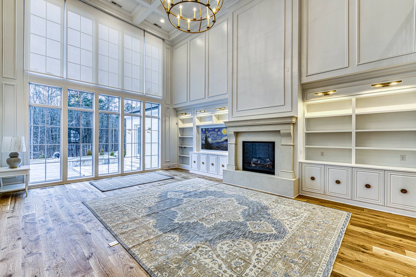 Lot 10 Bella Terra Living Room photograph by Shail Construction in Raleigh NC