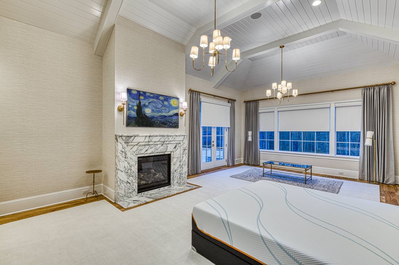 Lot 10 Bella Terra Master Bedroom photograph by Shail Construction in Raleigh NC