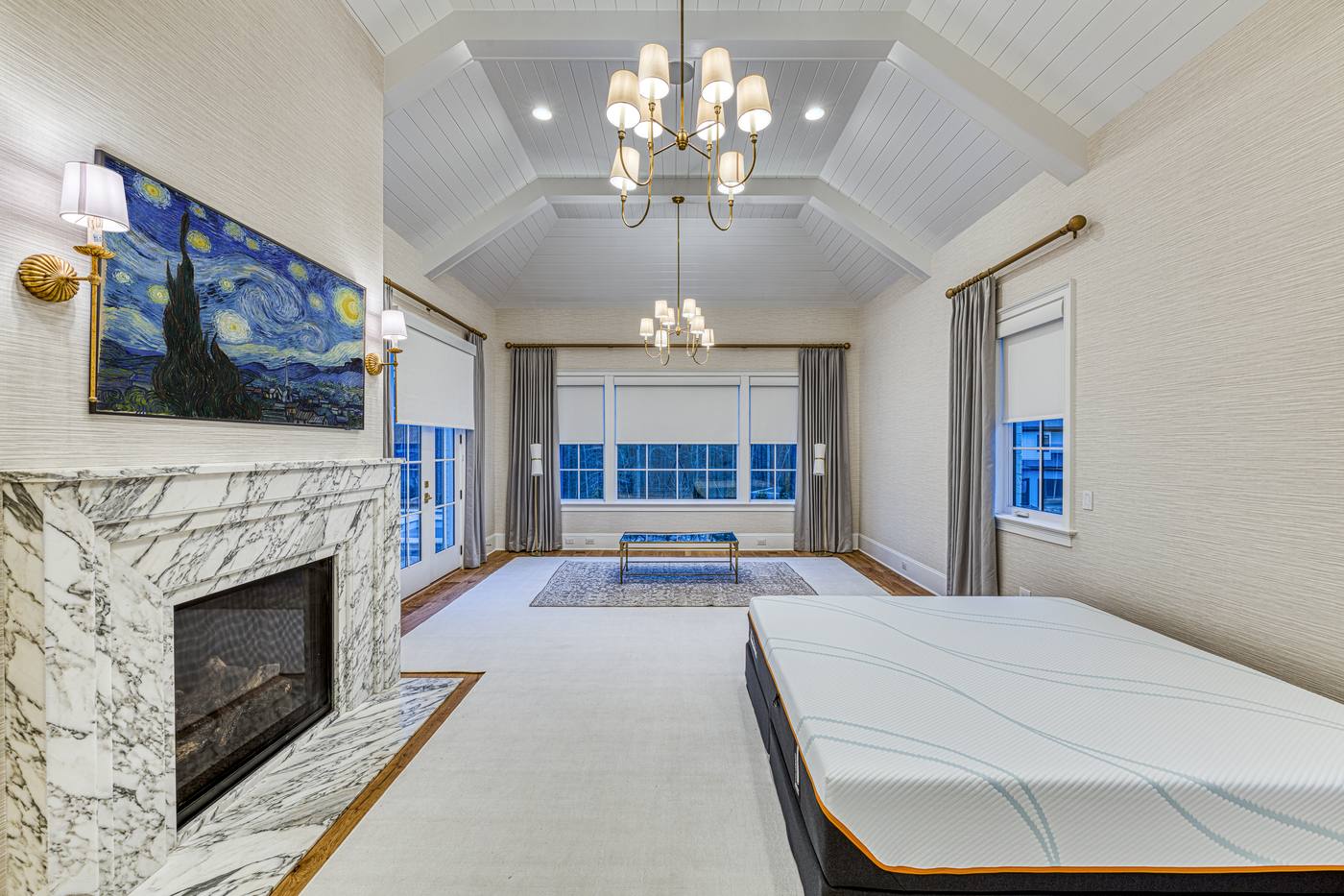Lot 10 Bella Terra Master Bedroom photograph by Shail Construction in Raleigh NC