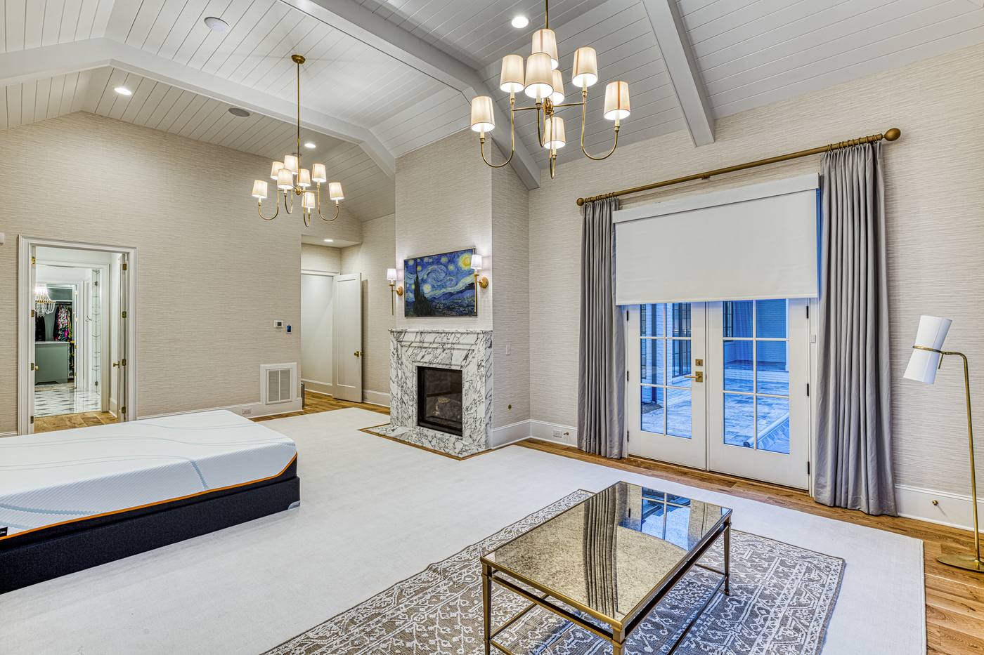 Lot 10 Bella Terra Master Bedroom photograph by Shail Construction in Raleigh NC