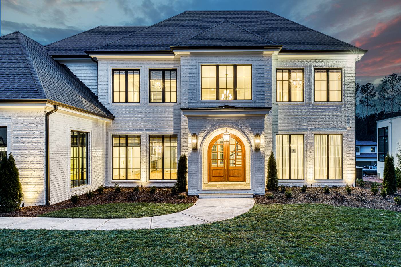 Lot 10 Bella Terra Outdoor · Front Pictures photograph by Shail Construction in Raleigh NC