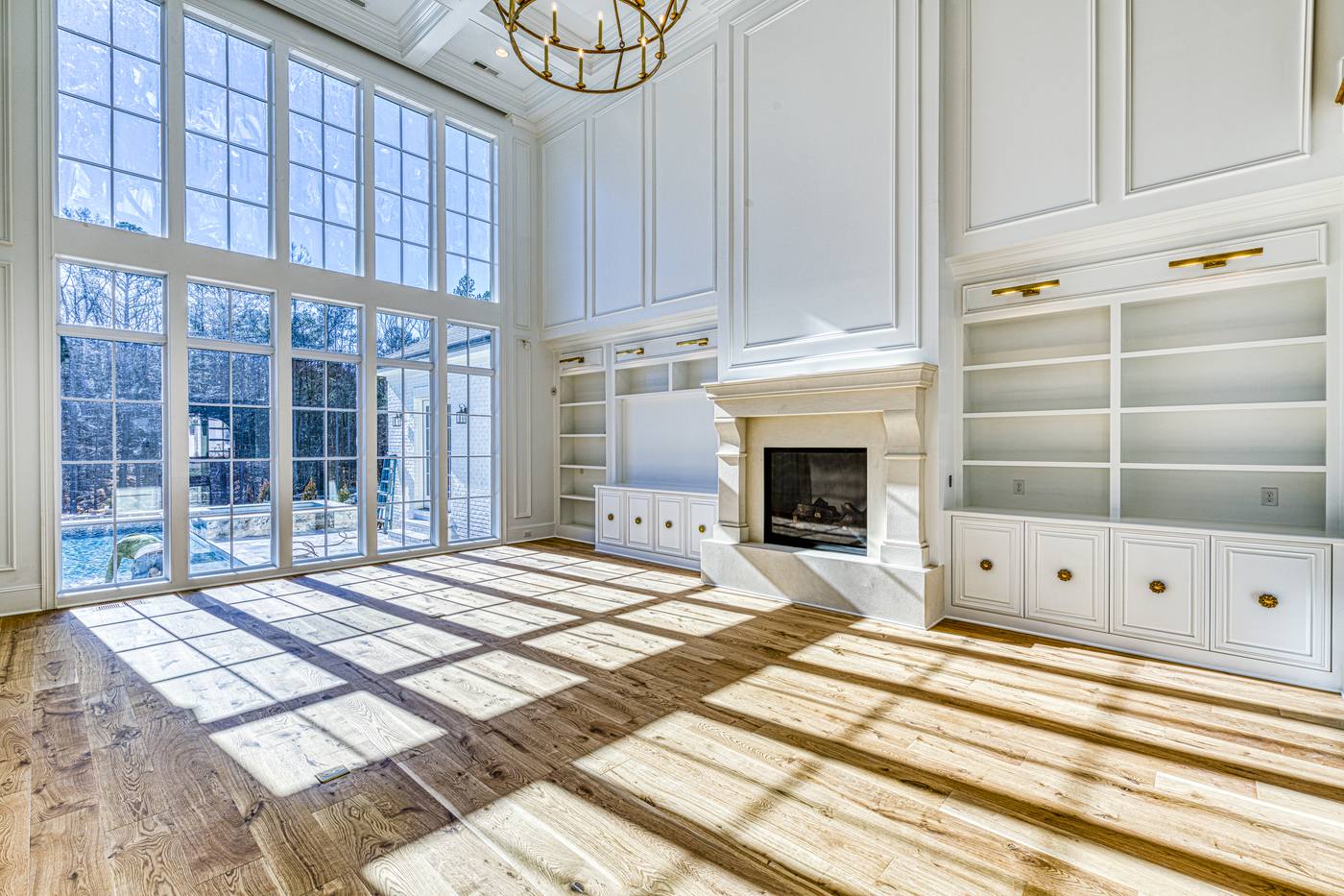 Lot 10 Bella Terra Living Room photograph by Shail Construction in Raleigh NC