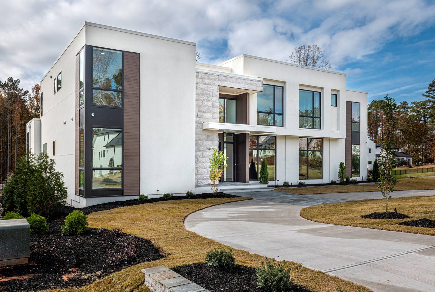 Lot 11 Bella Terra Outdoor · Front Pictures photograph by Shail Construction in Raleigh NC