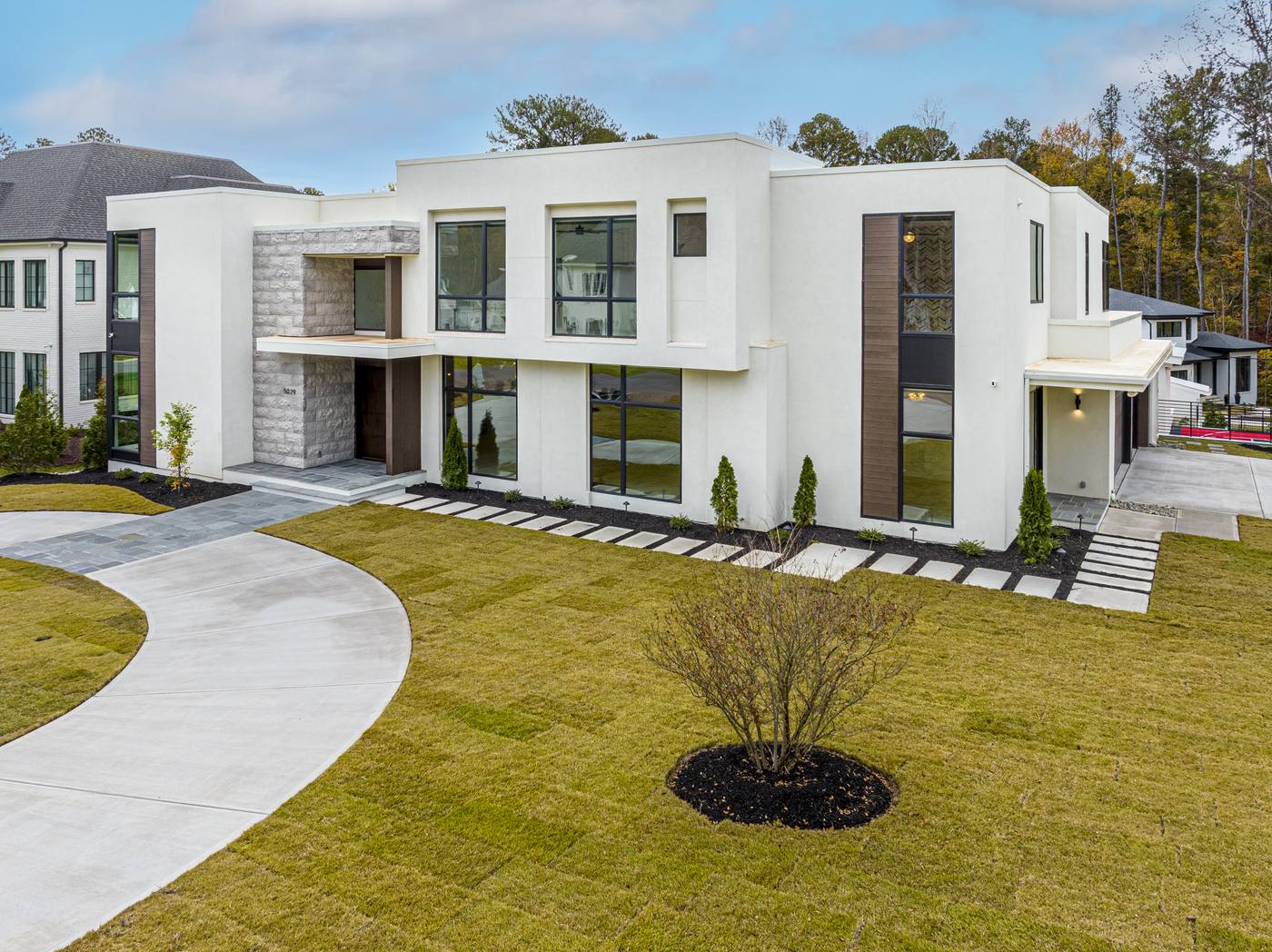 Lot 11 Bella Terra Outdoor · Front Pictures photograph by Shail Construction in Raleigh NC
