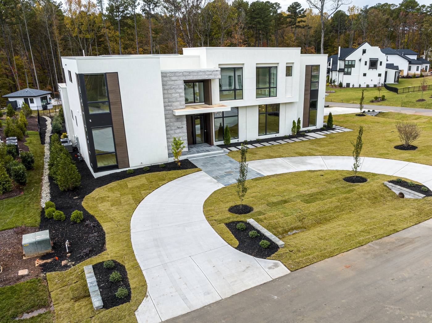 Lot 11 Bella Terra Outdoor · Front Pictures photograph by Shail Construction in Raleigh NC