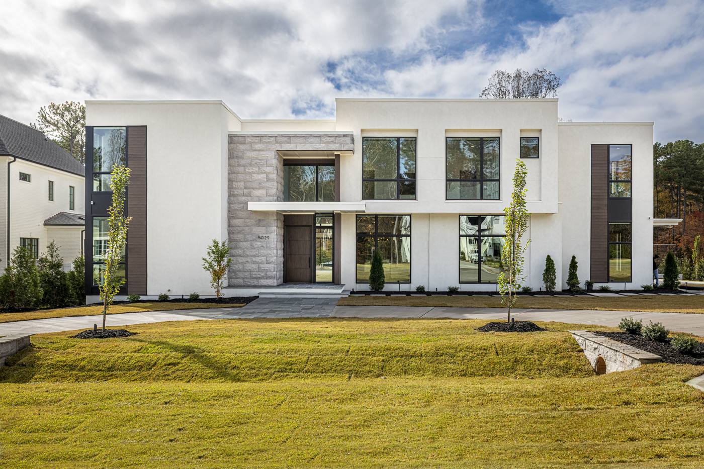 Lot 11 Bella Terra Outdoor · Front Pictures photograph by Shail Construction in Raleigh NC