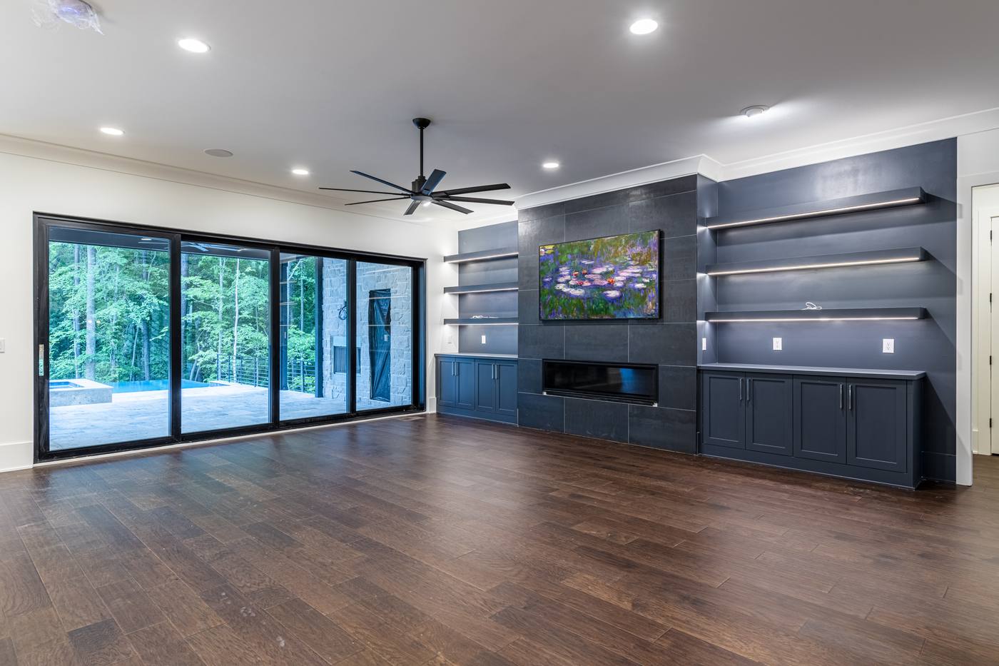Lot 12 Bella Terra Living Room photograph by Shail Construction in Raleigh NC