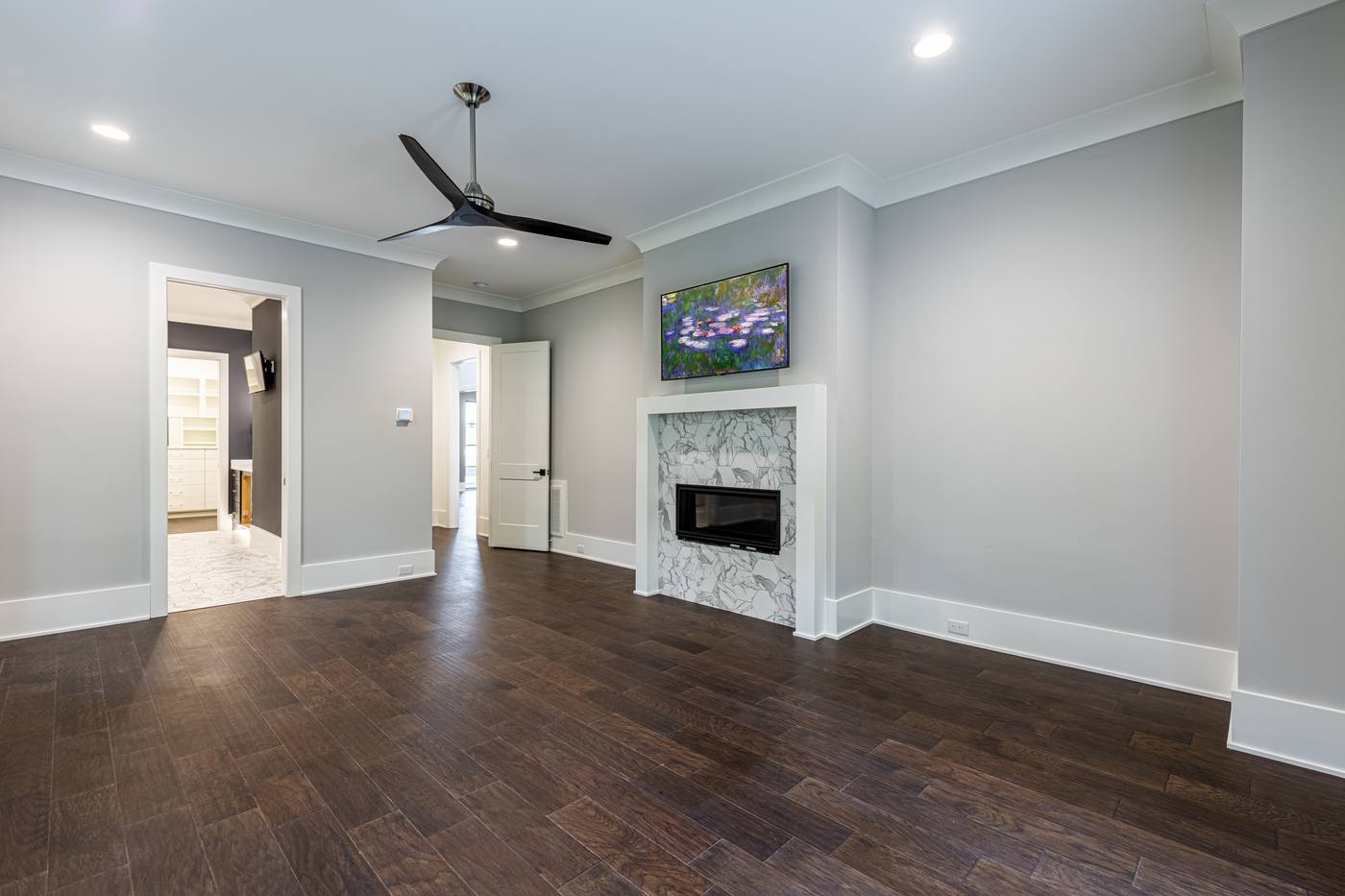 Lot 12 Bella Terra Master Bedroom photograph by Shail Construction in Raleigh NC