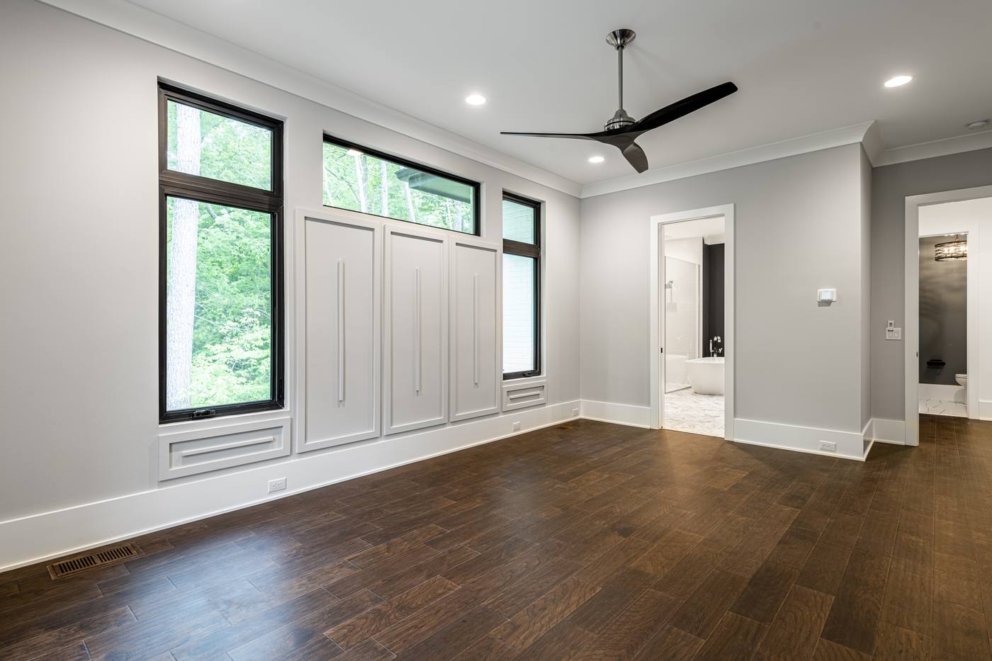 Lot 12 Bella Terra Master Bedroom photograph by Shail Construction in Raleigh NC