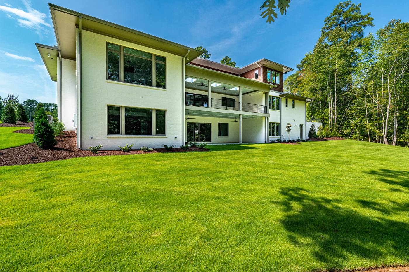 Lot 13 Bella Vista Outdoor · Backyards photograph by Shail Construction in Raleigh NC