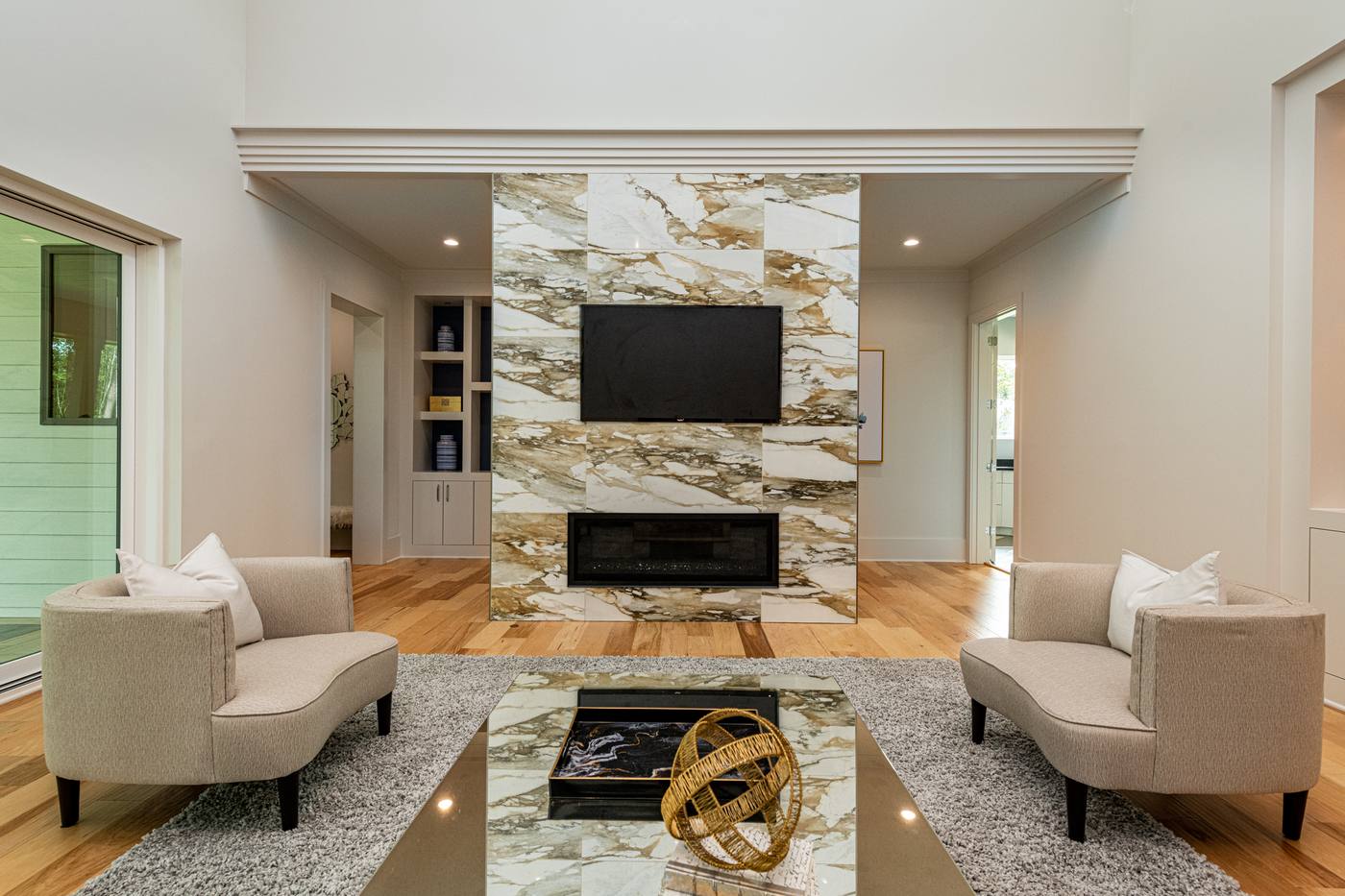 Lot 13 Bella Vista Living Room photograph by Shail Construction in Raleigh NC