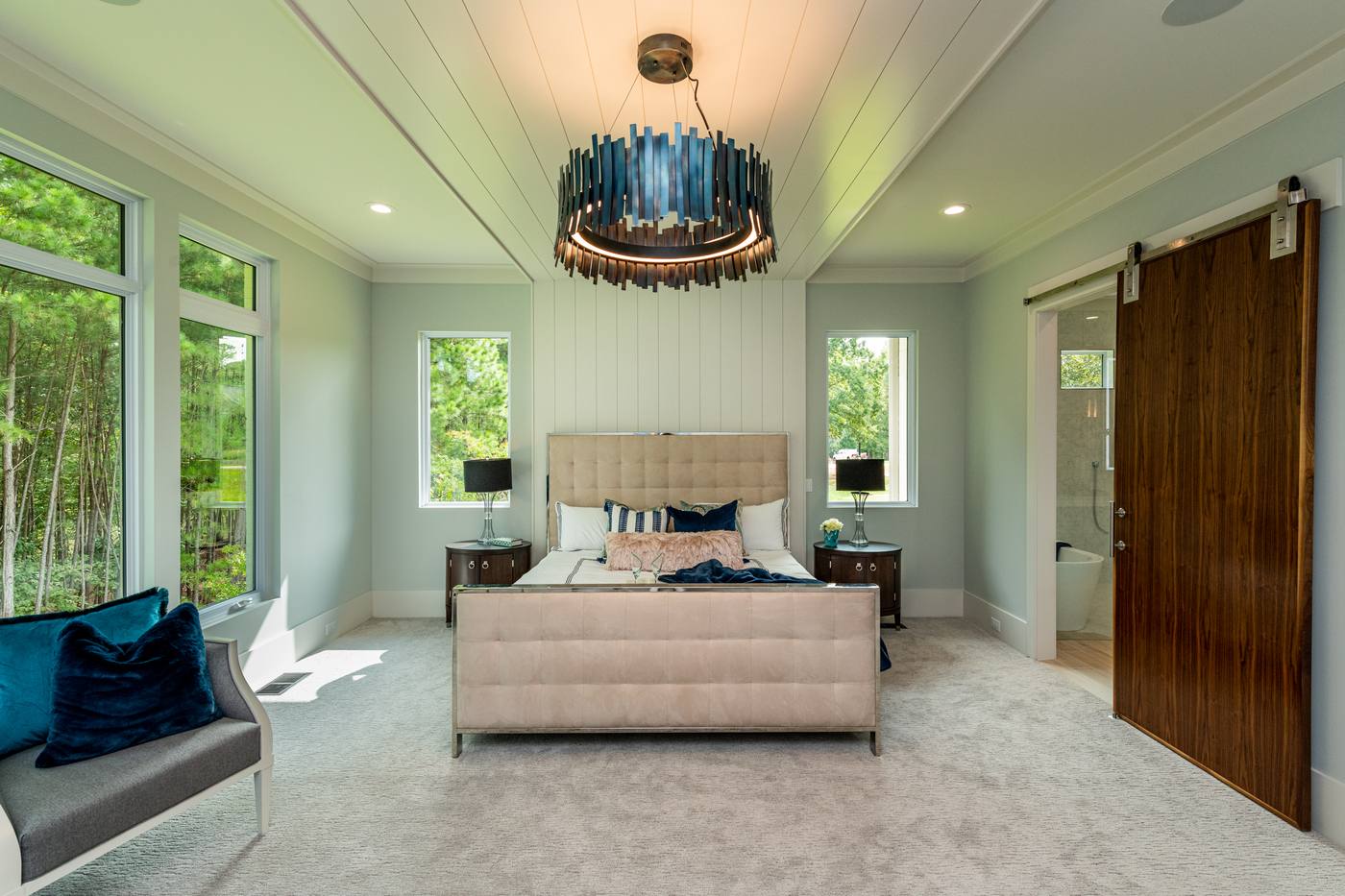Lot 13 Bella Vista Master Bedroom photograph by Shail Construction in Raleigh NC