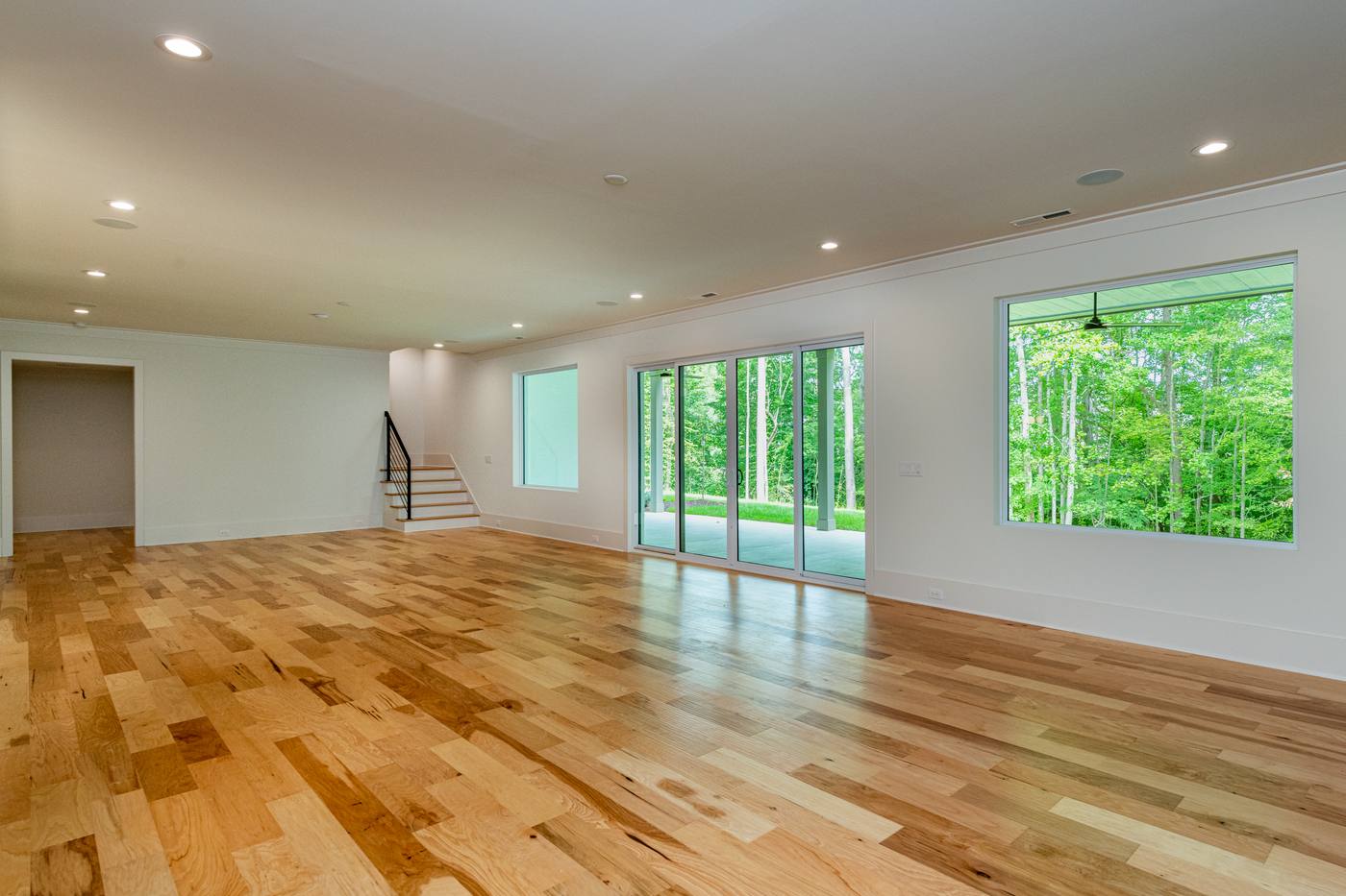 Lot 13 Bella Vista Living Room · Basements photograph by Shail Construction in Raleigh NC