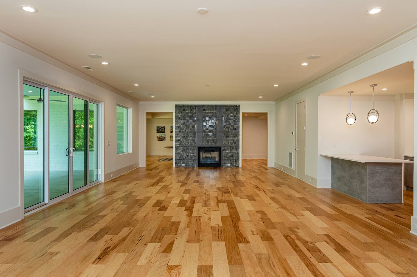 Lot 13 Bella Vista Living Room · Basements photograph by Shail Construction in Raleigh NC