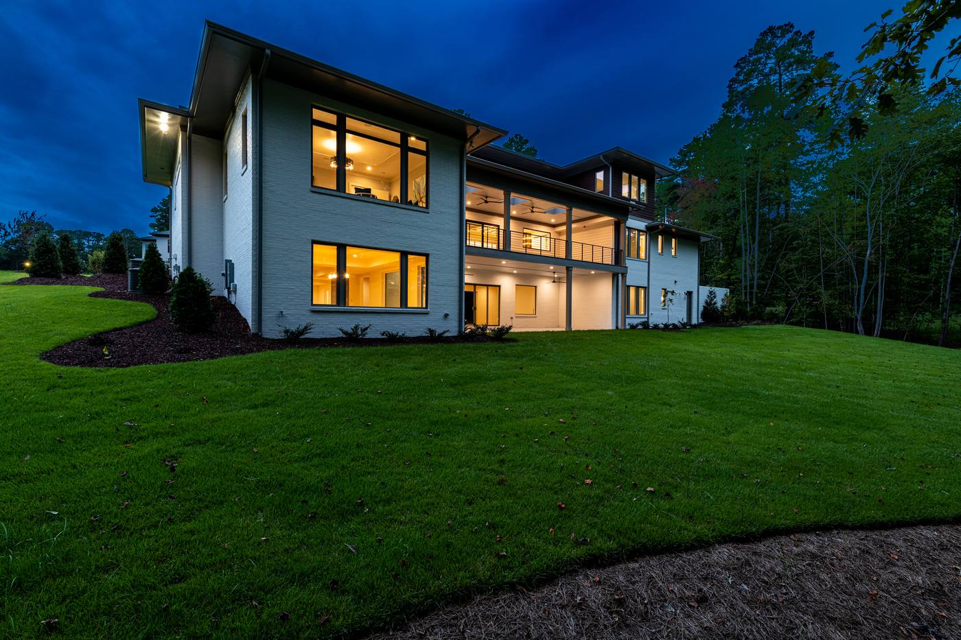 Lot 13 Bella Vista Outdoor · Backyards photograph by Shail Construction in Raleigh NC