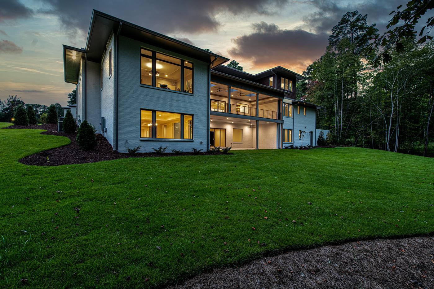 Lot 13 Bella Vista Outdoor · Backyards photograph by Shail Construction in Raleigh NC