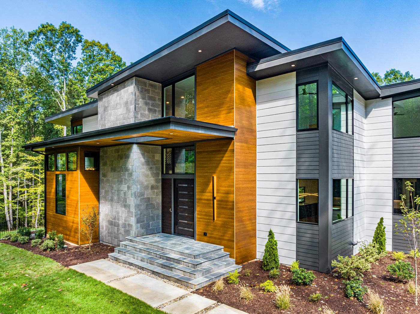 Lot 151 Sutherland Outdoor · Front Pictures photograph by Shail Construction in Raleigh NC