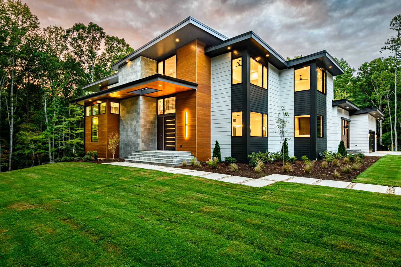 Lot 151 Sutherland Outdoor · Front Pictures photograph by Shail Construction in Raleigh NC