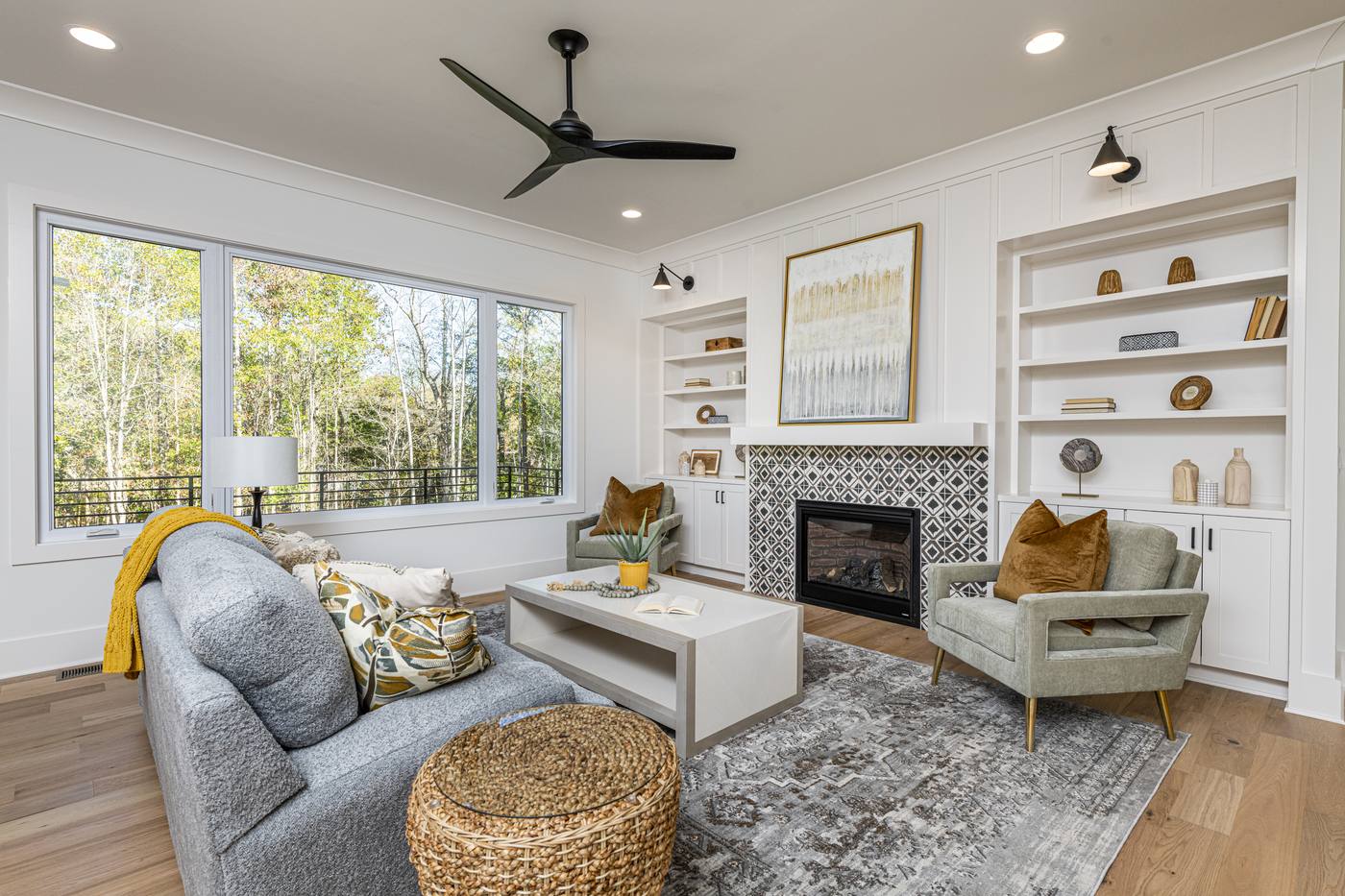 Lot 19 Tuscany Living Room photograph by Shail Construction in Raleigh NC