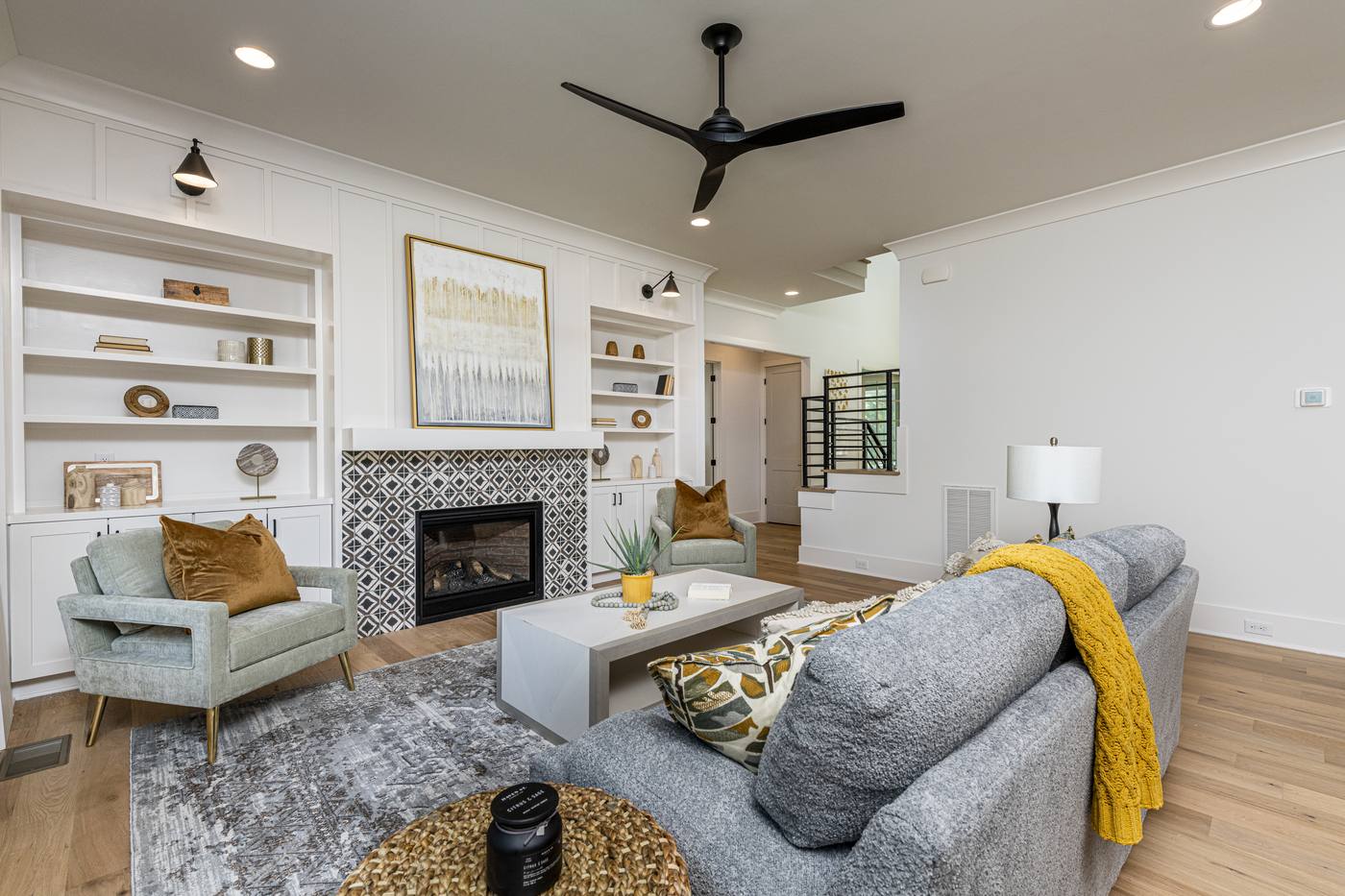 Lot 19 Tuscany Living Room photograph by Shail Construction in Raleigh NC