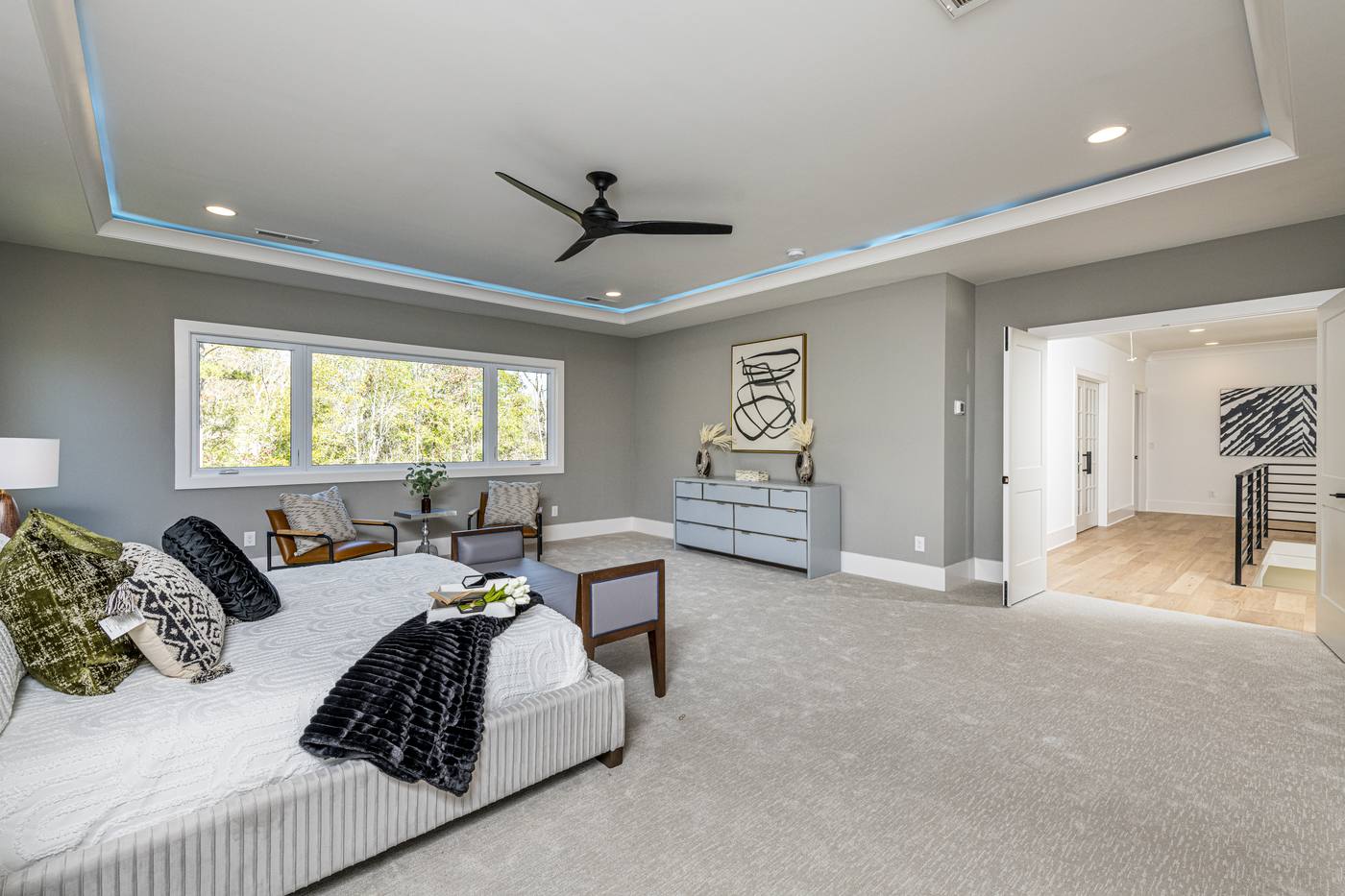 Lot 19 Tuscany Master Bedroom photograph by Shail Construction in Raleigh NC