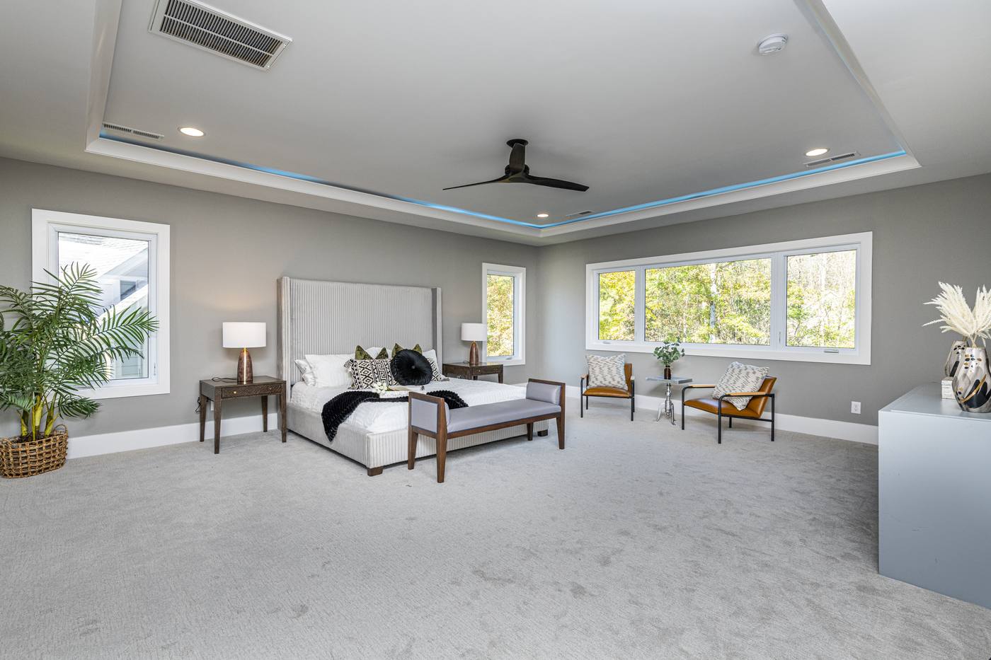 Lot 19 Tuscany Master Bedroom photograph by Shail Construction in Raleigh NC