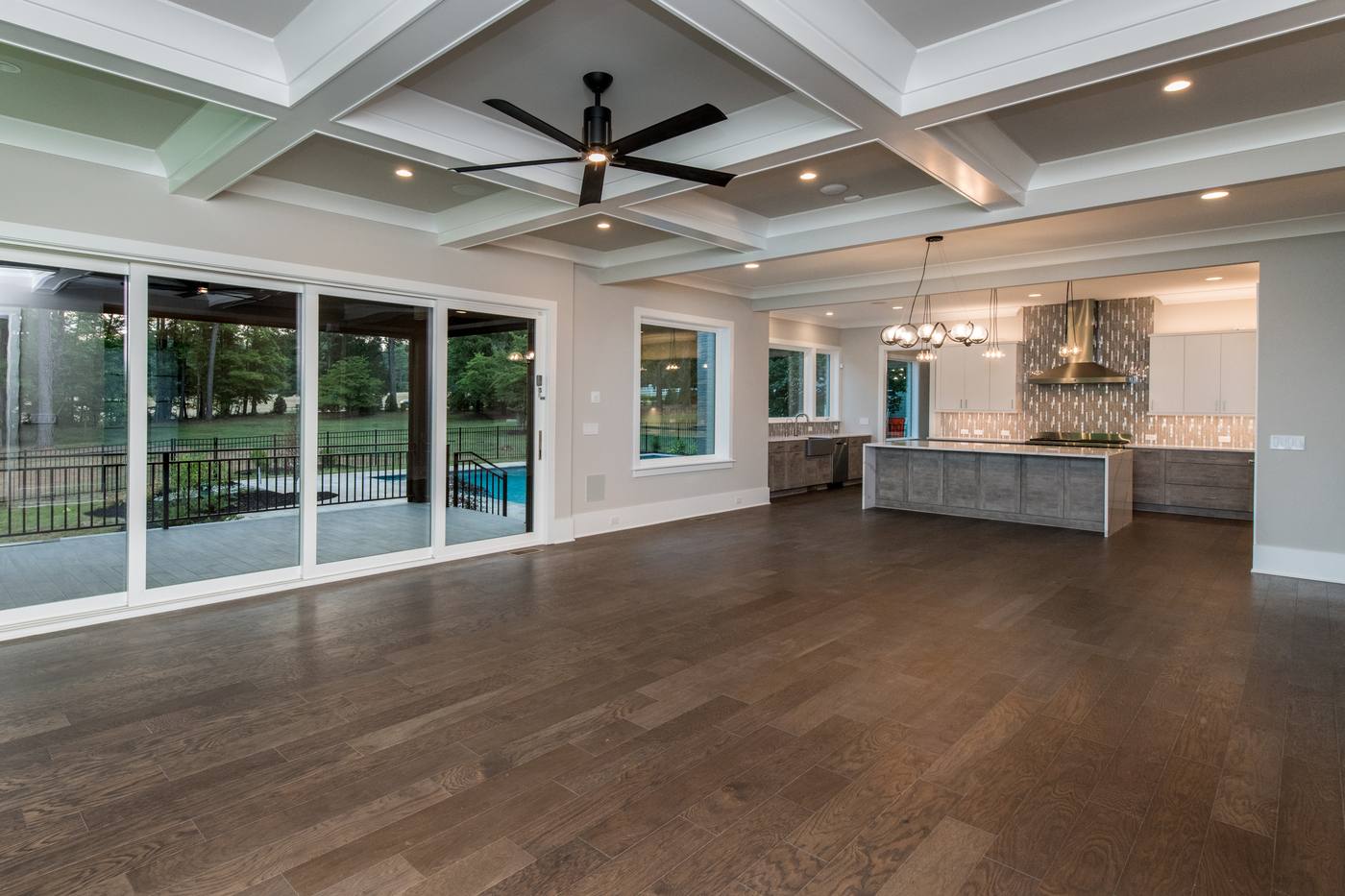 Lot 2 Bella Vista Living Room photograph by Shail Construction in Raleigh NC