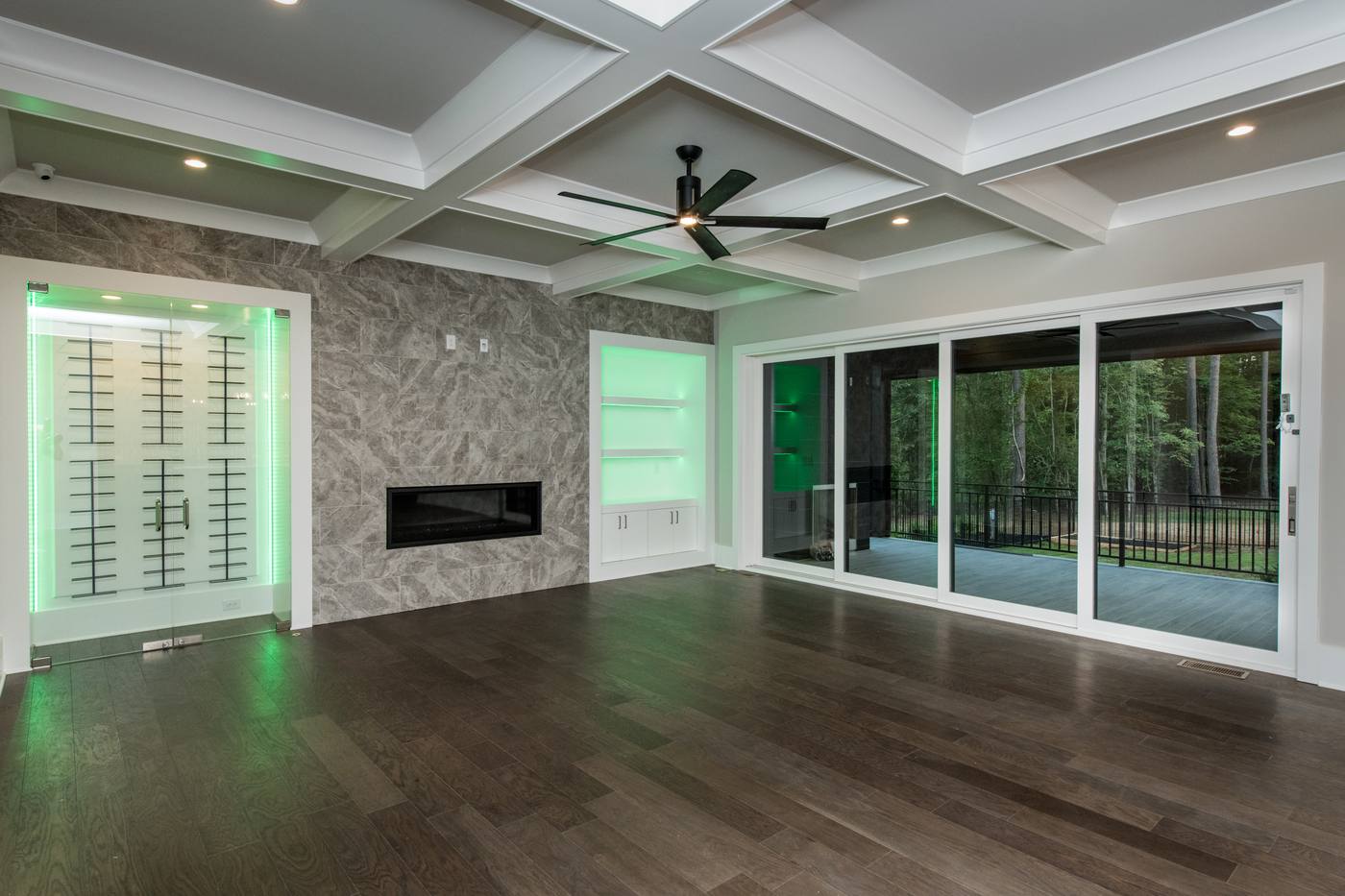 Lot 2 Bella Vista Living Room photograph by Shail Construction in Raleigh NC