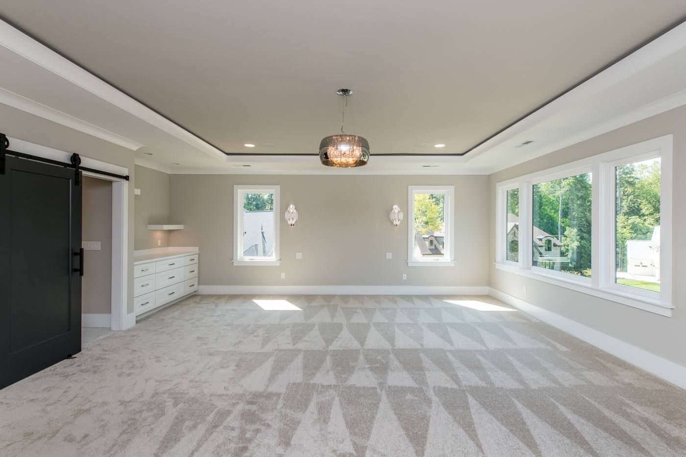 Lot 2 Bella Vista Master Bedroom photograph by Shail Construction in Raleigh NC