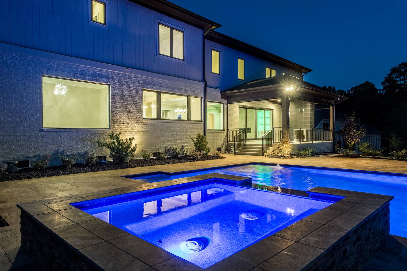 Lot 2 Bella Vista Outdoor · Backyards photograph by Shail Construction in Raleigh NC