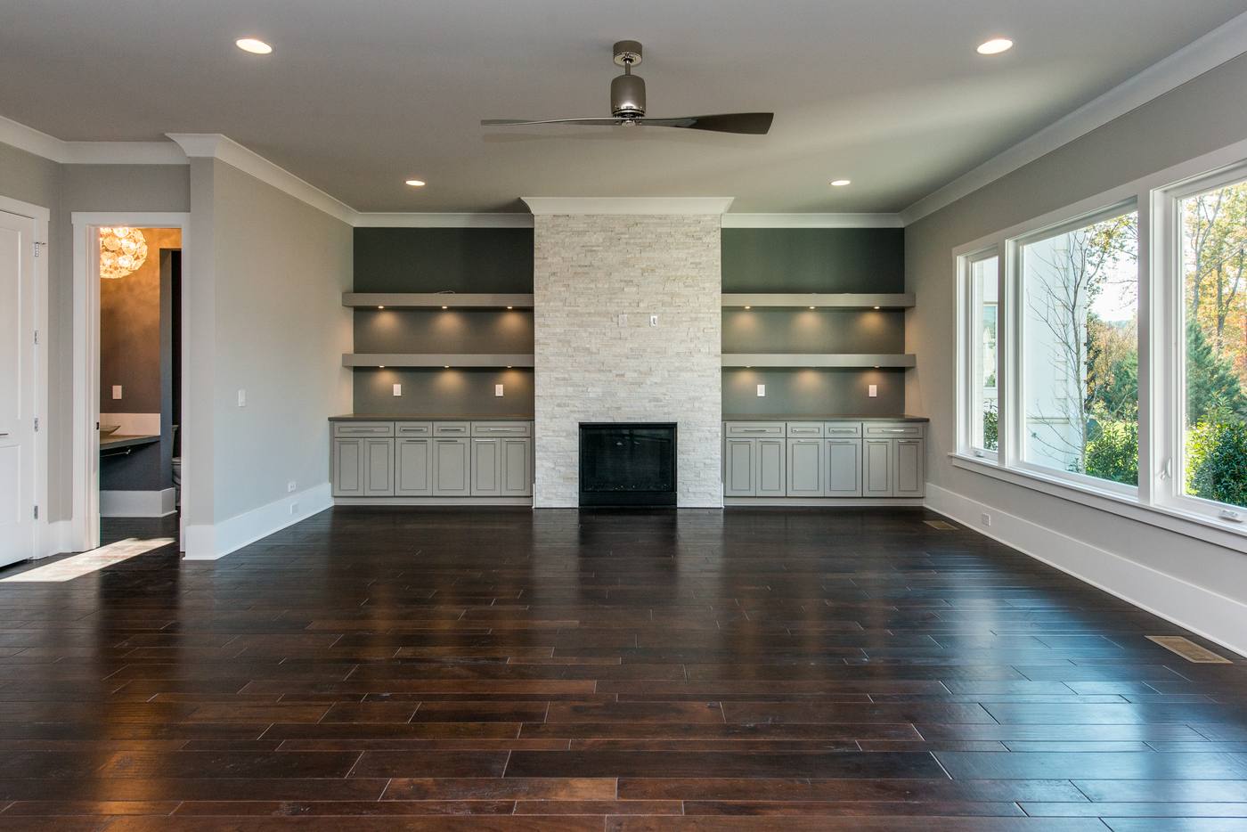 Lot 29 Regency Living Room photograph by Shail Construction in Raleigh NC