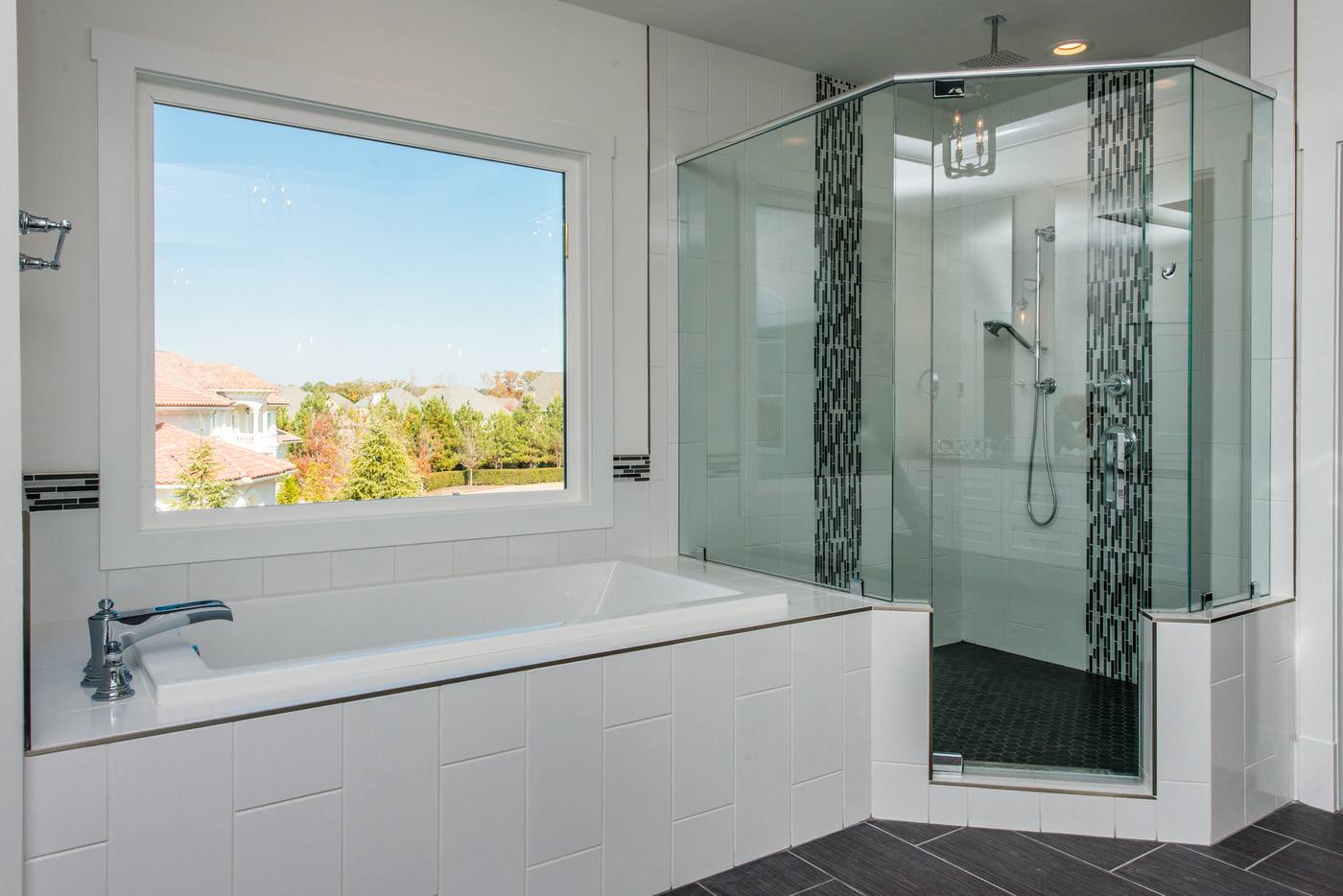 Lot 29 Regency Master Bathroom photograph by Shail Construction in Raleigh NC