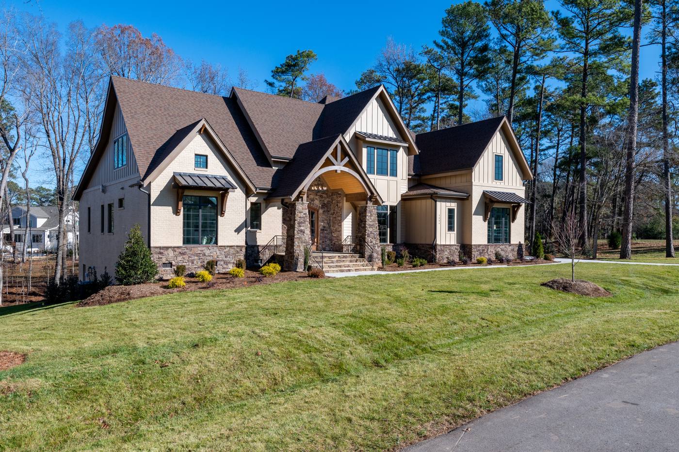 Lot 42 Bella Vista Outdoor · Front Pictures photograph by Shail Construction in Raleigh NC
