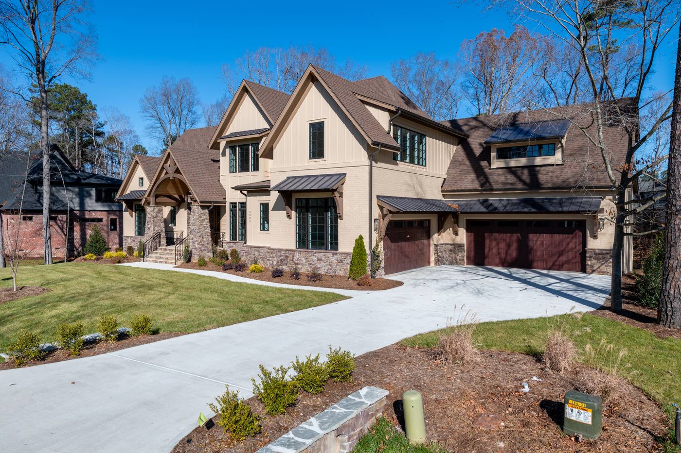 Lot 42 Bella Vista Outdoor · Front Pictures photograph by Shail Construction in Raleigh NC