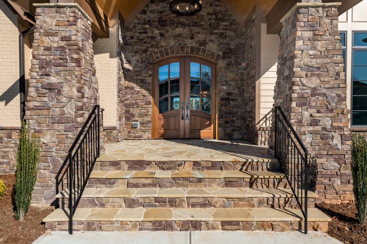 Lot 42 Bella Vista Outdoor · Front Pictures photograph by Shail Construction in Raleigh NC