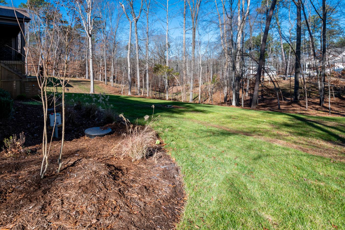 Lot 42 Bella Vista Backyards photograph by Shail Construction in Raleigh NC