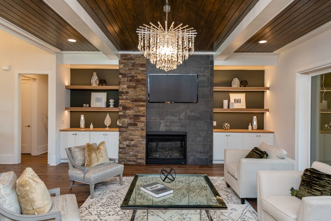 Lot 42 Bella Vista Living Room photograph by Shail Construction in Raleigh NC