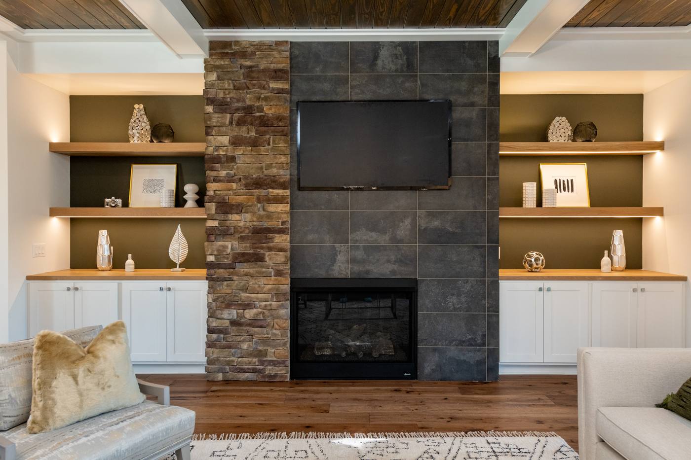 Lot 42 Bella Vista Living Room photograph by Shail Construction in Raleigh NC