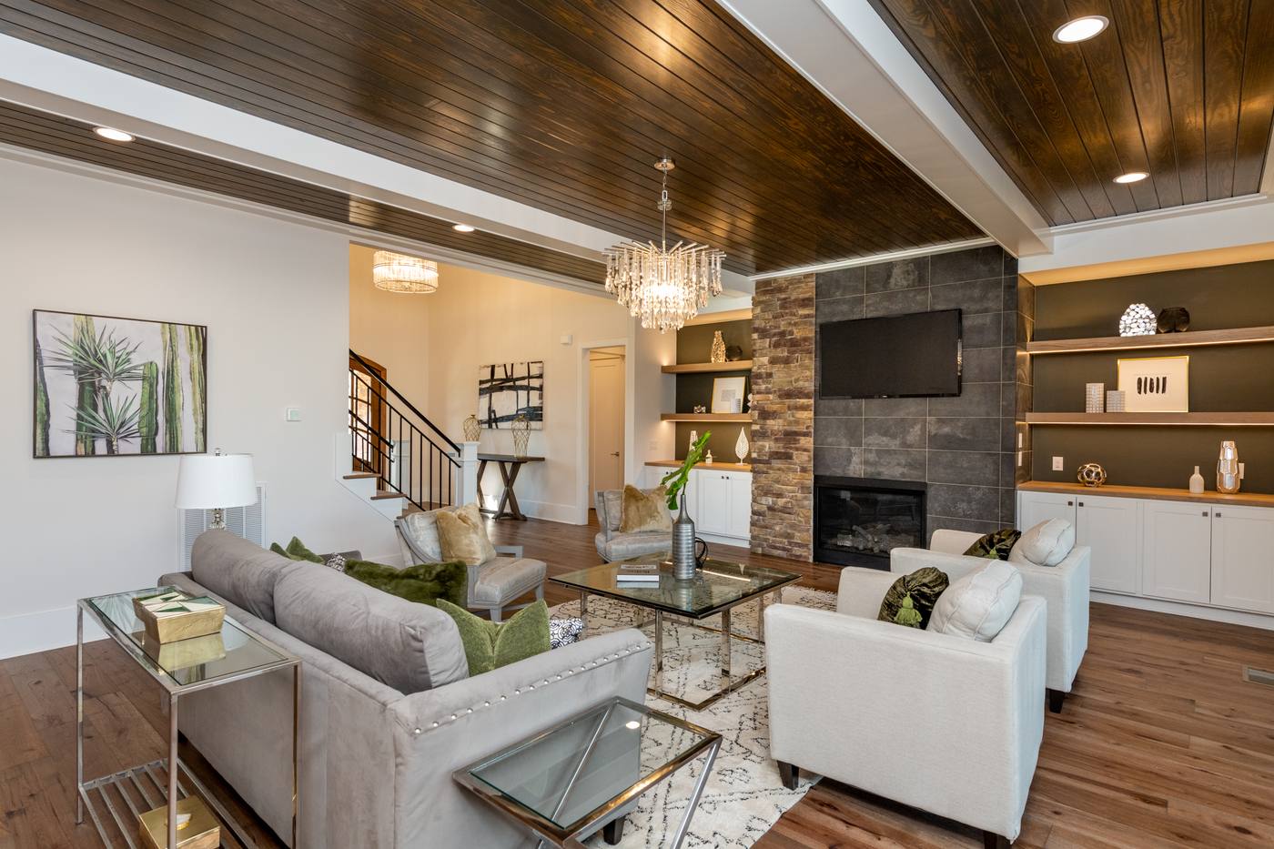 Lot 42 Bella Vista Living Room photograph by Shail Construction in Raleigh NC