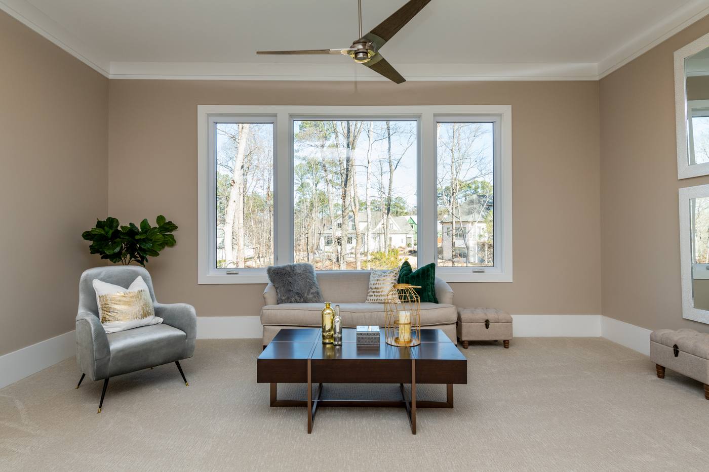 Lot 42 Bella Vista Master Bedroom photograph by Shail Construction in Raleigh NC