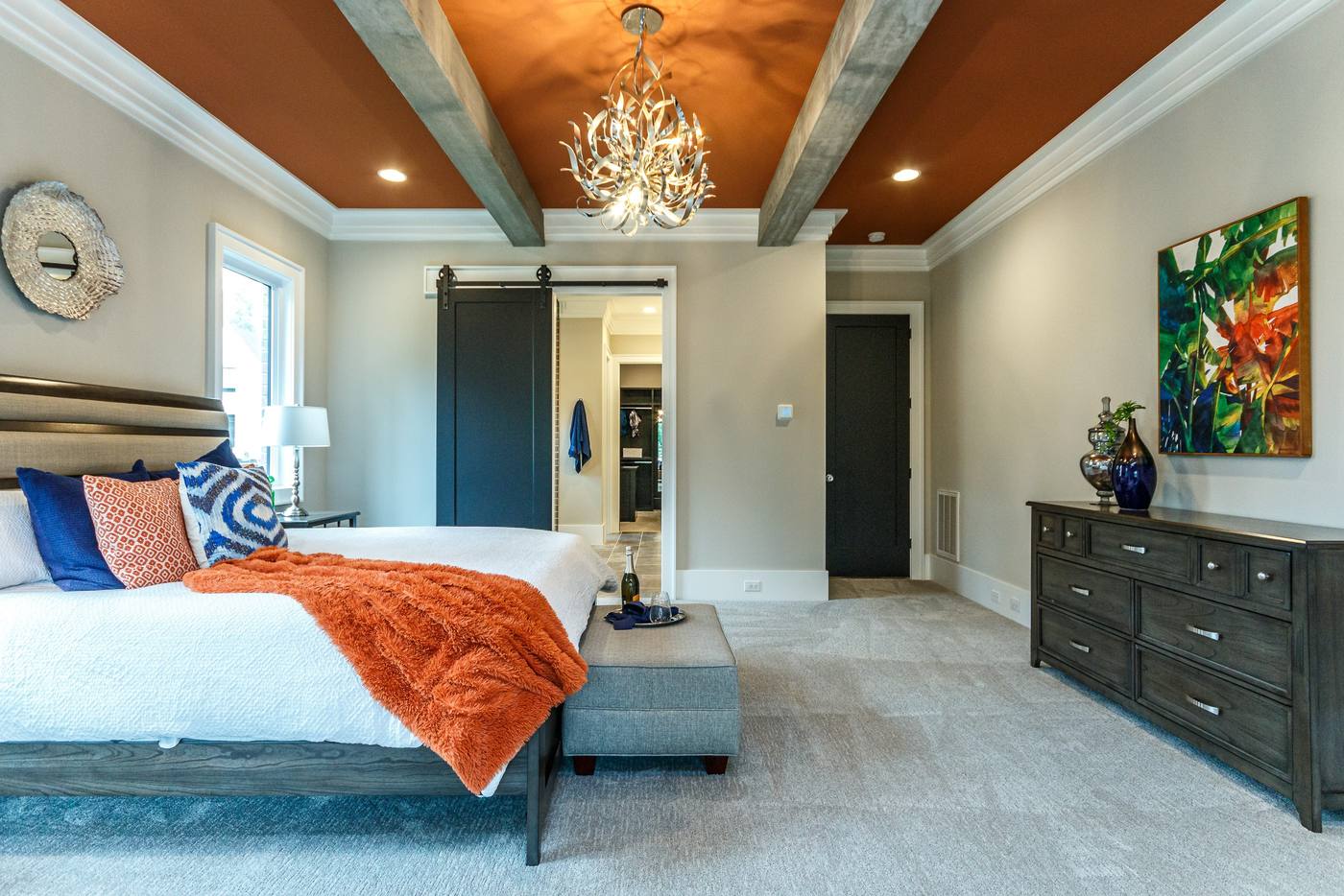 Lot 43 Bella Vista Master Bedroom photograph by Shail Construction in Raleigh NC